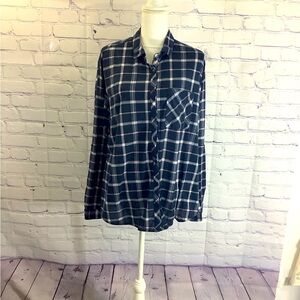 Love Potion Plaid Long sleeve flannel shirt 3X